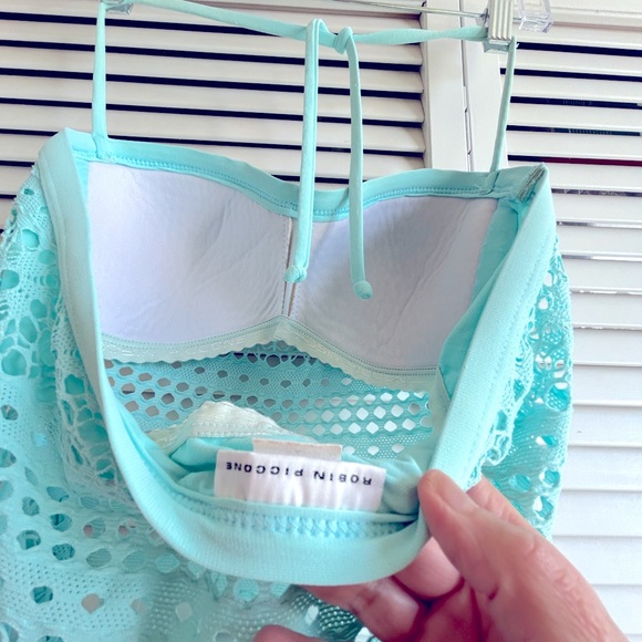 Robin Piccone Retro Pin Up Swimsuit  Blue - Picture 10 of 13